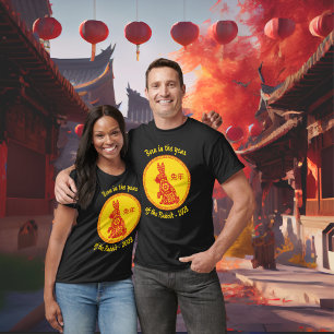 Geboren im Jahr des Chinesischen Kaninchens Neujah T-Shirt