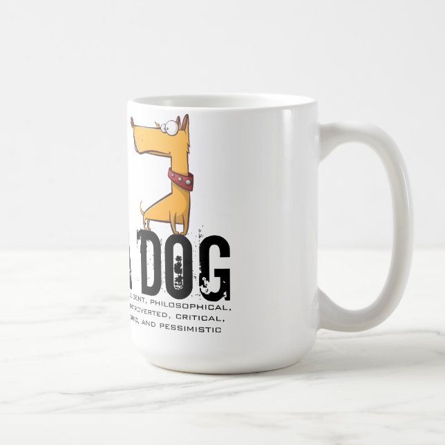 Geboren im Jahr des Hundes Kaffeetasse (Rechts)