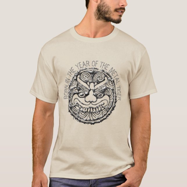 Geboren im Jahr des T-Shirts der Tiger (Vorderseite)