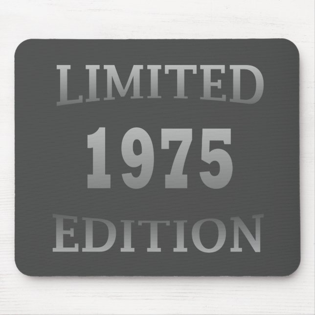 Geboren im Jahre 1975, limitierte Auflage 50. Gebu Mousepad (Vorne)