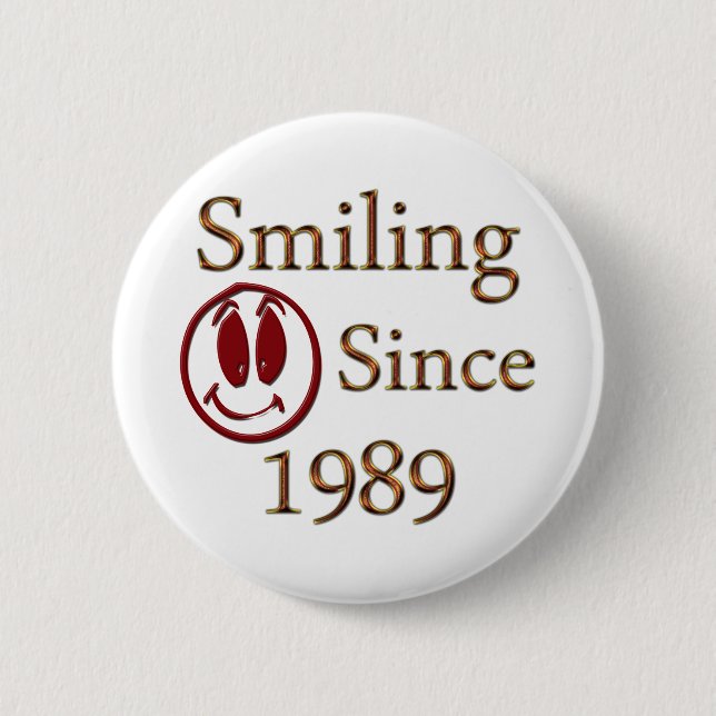 Geboren im Jahre 1989 Button (Vorderseite)