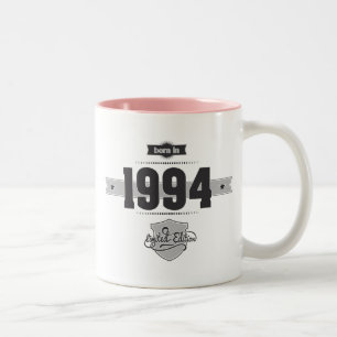 Geboren im Jahre 1994 (Dark&Lightgrey) Zweifarbige Tasse