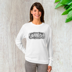 Geboren in 1965 limitierte Ausgabe Damen Long-Slee T-Shirt
