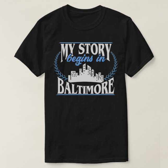 Geboren in Baltimore Pullover (Design vorne)
