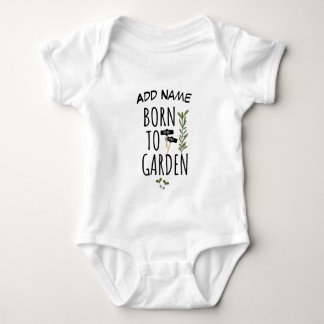 Geboren in den Garten Baby Strampler