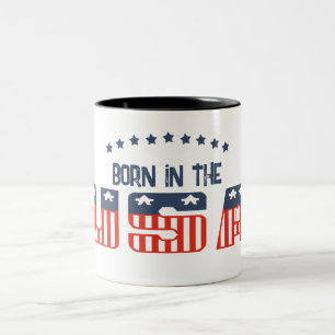 Geboren in der Patriotischen Tasse der USA