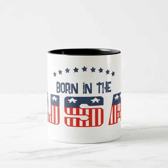 Geboren in der Patriotischen Tasse der USA (Mittel)