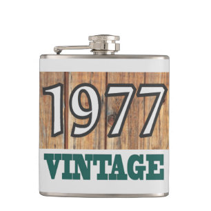 Geboren in Flasche von 1977 Flachmann