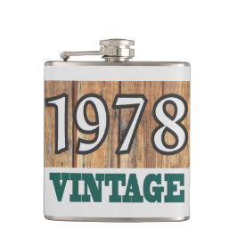 Geboren in Flasche von 1978 Flachmann