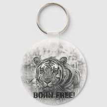 GEBOREN KOSTENLOS! TIGER - SCHWARZ / WEISS