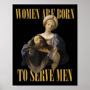 Geboren, Männer Christlich Boss Girl Motivierend z Poster