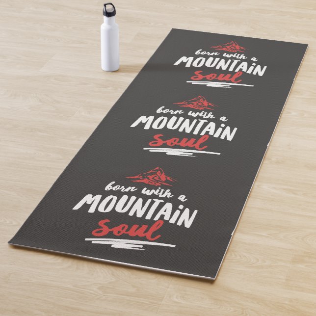 Geboren mit einem Mountain Soul Yogamatte (Beispiel)