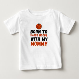 Geboren, mit meiner Mami Hopfen zu schießen Baby T-shirt