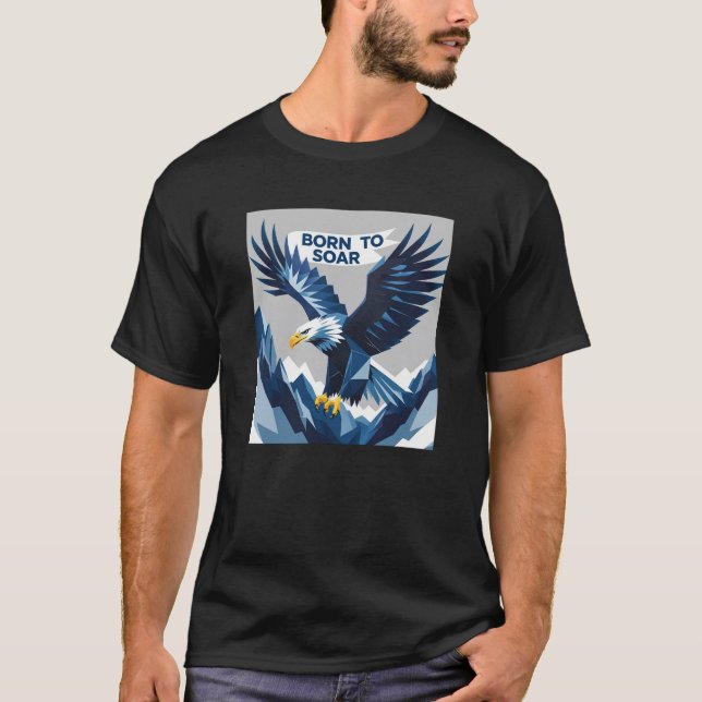 Geboren nach oben T-Shirt (Vorderseite)