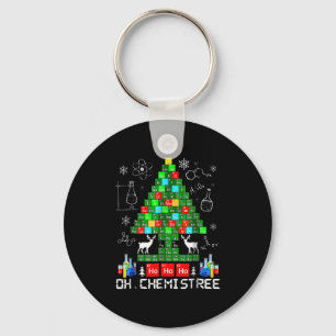 Geboren Oh Chemistree Funny Science Weihnachtsbaum Schlüsselanhänger