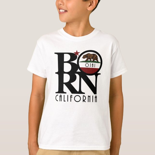 GEBOREN Ojai Kalifornien T-Shirt (Vorderseite)