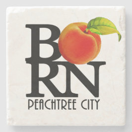 GEBOREN Peachtree City Georgia Steinuntersetzer