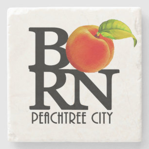 GEBOREN Peachtree City Georgia Steinuntersetzer