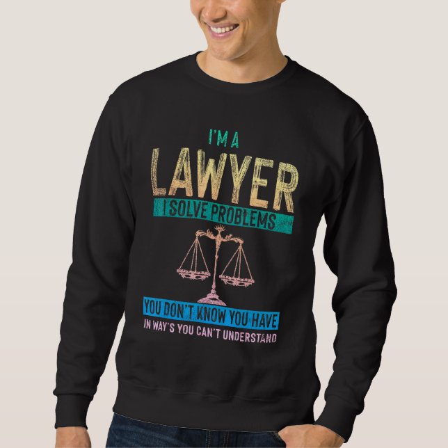 Geboren, Rechtsanwälte anzufechten 3 Sweatshirt (Vorderseite)