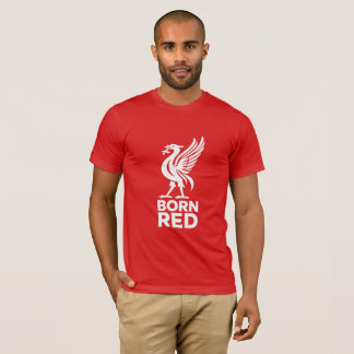 Geboren Red Liverpool Jersey T - Shirt
