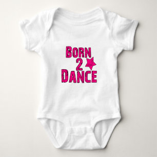 Geboren, Rosa zu tanzen Baby Strampler