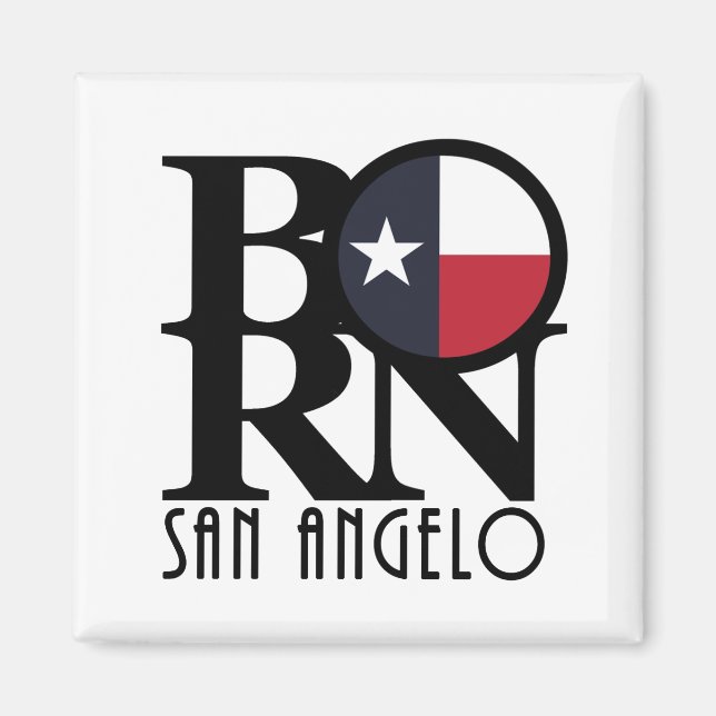GEBOREN San Angelo Magnet (Vorne)