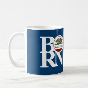 GEBOREN Santa Cruz 11oz Blue Kaffeetasse