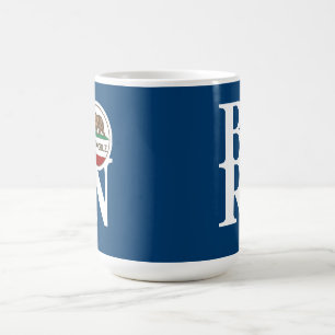 GEBOREN Santa Cruz 15oz Tasse Blau