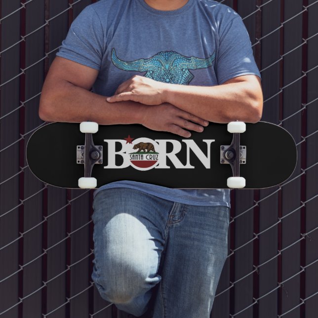 GEBOREN Santa Cruz California Magnet Skateboard (Außenbereich 3)