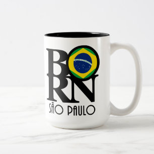 GEBOREN São Paulo 15 oz Zweifarbige Tasse