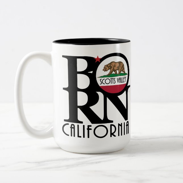 GEBOREN Scotts Valley 15oz Zweifarbige Tasse (Links)