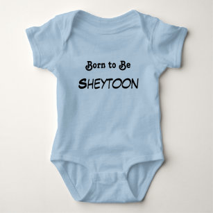 Geboren, Sheytoon zu sein Baby Strampler