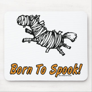 Geboren Spook Halloween-Pferd! Mousepad