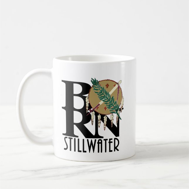 GEBOREN Stillwater Oklahoma 11oz Kaffeetasse (Links)
