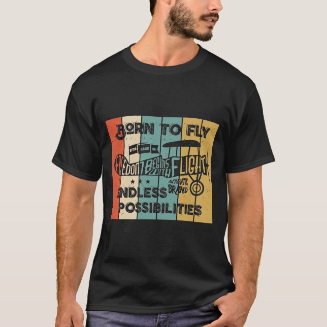 geboren T-Shirt (Vorderseite)