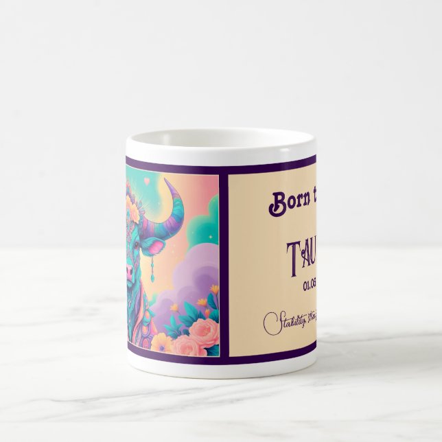 Geboren, Taurus zu sein Kaffeetasse (Mittel)