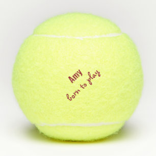 Geboren Tennisball (Penn)-Zitat personalisieren Tennisbälle