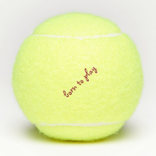 Geboren Tennisball spielen (Penn) Zitat Burgund Re Tennisbälle