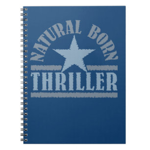 Geboren-Thriller-Notebook Notizblock