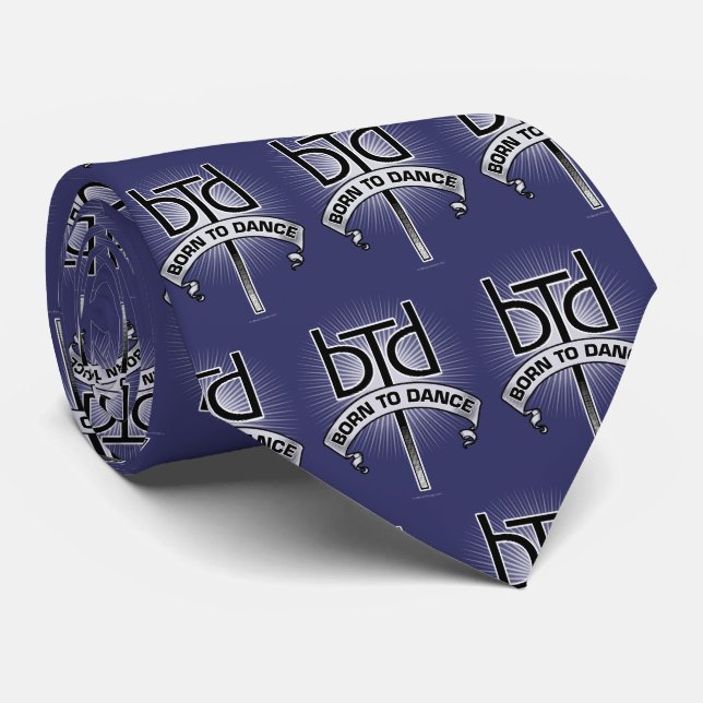 Geboren To Dance (Basic) Neck Tie Krawatte (Gerollt)
