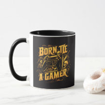 Geboren, um ein Gamer Skull Controller Kunst zu se