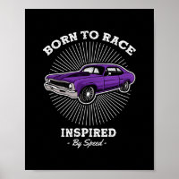 Geboren, um klassisches Muscle-Car-Retro-Design zu