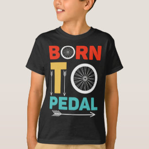Geboren um Rad zu fahren Radfahrer Lustiger Fahrra T-Shirt