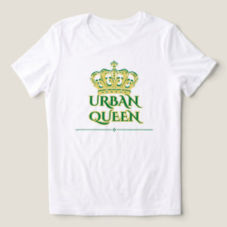 GEBOREN UM WEISSE GRÜNE STÄDTISCHE GRAPHIC FRAUEN  Tri-Blend SHIRT