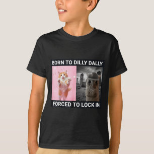 Geboren um zu bummeln, gezwungen einzusperren süße T-Shirt