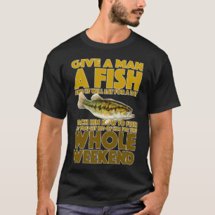 Geboren um zu fischen, gezwungen zu arbeiten Retro T-Shirt