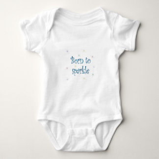 Geboren um zu funkeln baby strampler