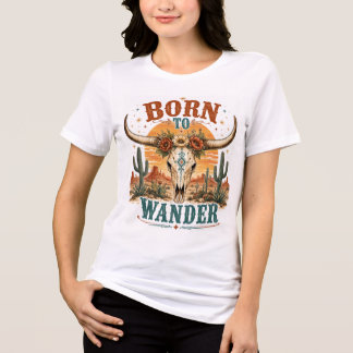 geboren um zu staunen Tri-Blend shirt