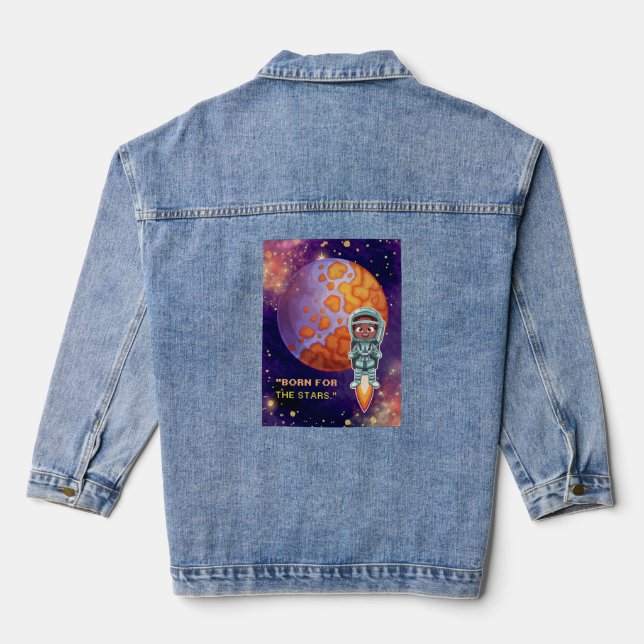 Geboren von den Sternen, Astronaut Jeansjacke (Rückseite)