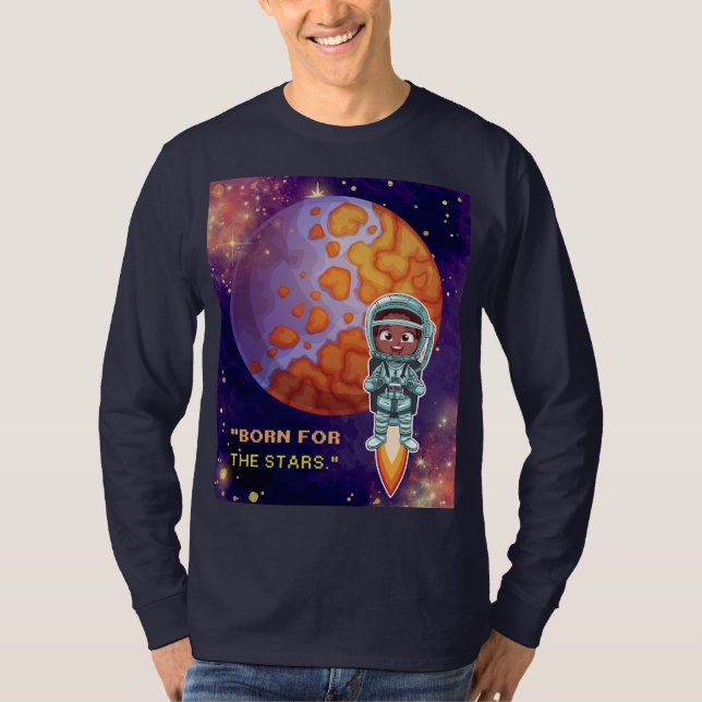 Geboren von den Sternen, Astronaut T-Shirt (Vorderseite)